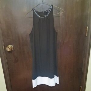 Victoria Secret Black and White Sleeveless Cocltail Dress